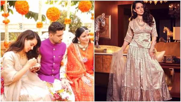 ಮದುವೆ ಸಂಭ್ರಮದಲ್ಲಿ ಬಾಲಿವುಡ್ ನಟಿ ಕಂಗನಾ ರಣಾವತ್