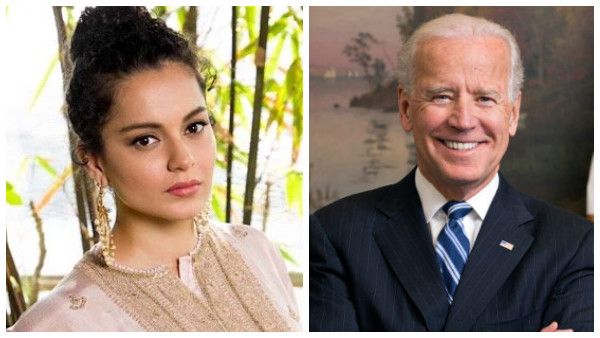 ಜೋ ಬೈಡನ್ 'ಗಜಿನಿ' ಇದ್ದಂತೆ ಎಂದ ಬಾಲಿವುಡ್ ನಟಿ ಕಂಗನಾ ರಣಾವತ್