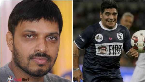 ಫುಟ್ಬಾಲ್ ದಂತಕತೆ ಡಿಯಾಗೋ ಮರಡೋನಾ ಬಗ್ಗೆ ಕವಿ ರಾಜ್ ಹೇಳಿದ ರೋಚಕ ಘಟನೆ