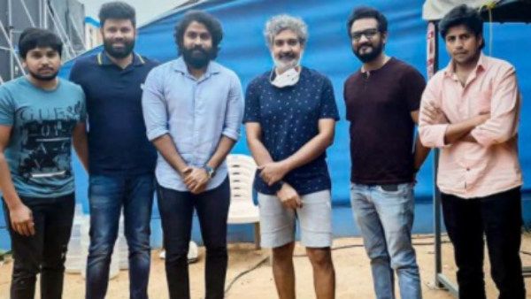 ನಿರ್ದೇಶಕ ರಾಜಮೌಳಿಯನ್ನು ಭೇಟಿಯಾದ ರಾಜ್‌ಕುಮಾರ್ ಮೊಮ್ಮಗ