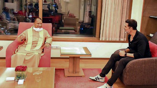 ಉತ್ತರ ಪ್ರದೇಶ ಸಿಎಂ ಯೋಗಿ ಆದಿತ್ಯನಾಥ್ ಭೇಟಿಯಾದ ನಟ ಅಕ್ಷಯ್ ಕುಮಾರ್; ಕಾರಣವೇನು?