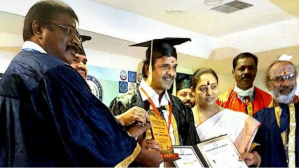 ಸ್ಯಾಂಡಲ್ ವುಡ್ ಕಲಾ ಸಾಮ್ರಾಟ್ ಎಸ್. ನಾರಾಯಣ್ ಅವರಿಗೆ ಗೌರವ ಡಾಕ್ಟರೇಟ್