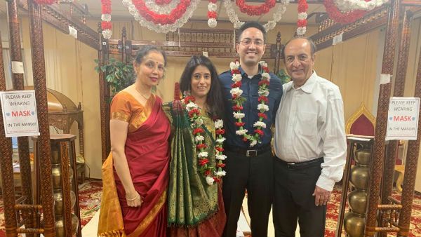 ಮೋನಿಕಾ ಜೊತೆ ಸಪ್ತಪದಿ ತುಳಿದ ಮನೋಮೂರ್ತಿ ಪುತ್ರ ನವೀನ್