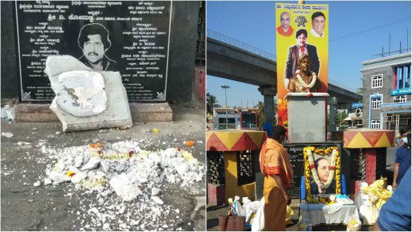 ವಿಷ್ಣು ಸತ್ತ ಮೇಲೂ ನಿಲ್ಲದ ಅಪಮಾನ: ಮಾಗಡಿ ರಸ್ತೆಯಲ್ಲಿ ದಾದಾ ಪುತ್ಥಳಿ ಧ್ವಂಸ