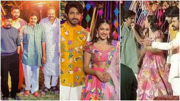 ಮದುವೆ ಸಂಭ್ರಮದಲ್ಲಿ ಮೆಗಾಸ್ಟಾರ್ ಕುಟುಂಬ; ನಿಹಾರಿಕಾ ಮೆಹಂದಿ ಶಾಸ್ತ್ರದ ಫೋಟೋ ವೈರಲ್