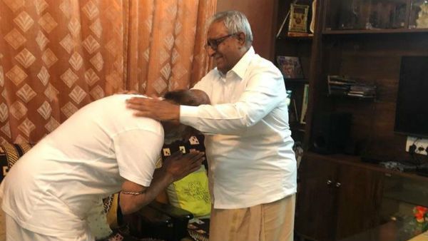 ಬೆಂಗಳೂರಿನಲ್ಲಿ ಸೂಪರ್ ಸ್ಟಾರ್; ಸಹೋದರನನ್ನು ಭೇಟಿಯಾಗಿ ಆಶೀರ್ವಾದ ಪಡೆದ ರಜನಿಕಾಂತ್