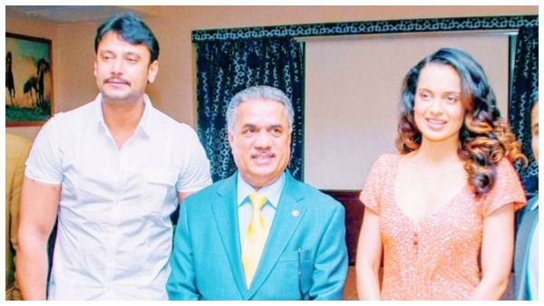 ಡಿ ಬಾಸ್ ದರ್ಶನ್ ಜೊತೆ ಬಾಲಿವುಡ್ ನಟಿ ಕಂಗನಾ ರಣಾವತ್: ಫೋಟೋ ವೈರಲ್