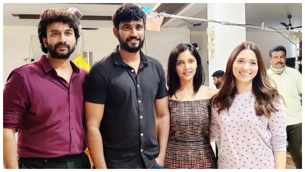 ತೆಲುಗು 'ಲವ್ ಮಾಕ್ಟೈಲ್' ಜೋಡಿಗೆ ಮದುವೆ ಆಮಂತ್ರಣ ನೀಡಿದ ಕೃಷ್ಣ-ಮಿಲನ