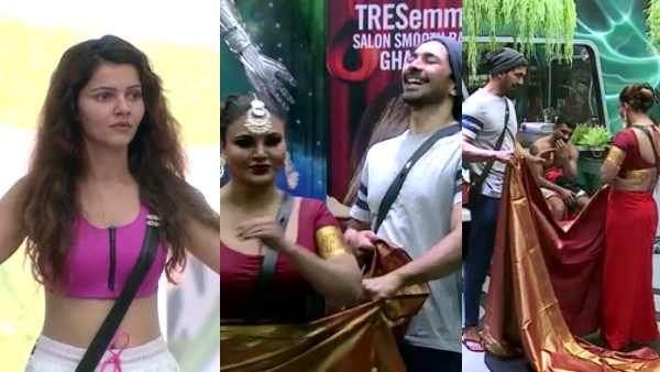 ರಾಖಿ ಸಾವಂತ್ ಗೆ ಸೀರೆ ಉಡಿಸಿದ ಅಭಿನವ್: ಪತ್ನಿಯ ಪ್ರತಿಕ್ರಿಯೆ ಹೀಗಿತ್ತು