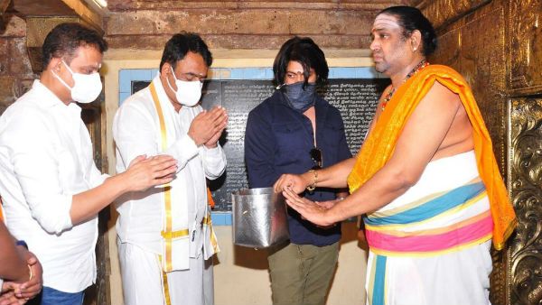 ಅಶ್ವತ್ ನಾರಾಯಣ ಜೊತೆ ತಮಿಳಿನಾಡಿನ ದೇವಸ್ಥಾನಕ್ಕೆ ಭೇಟಿ ನೀಡಿದ ಯಶ್