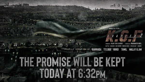 ಸಂಜೆ 6.32 ಗಂಟೆಗೆ ಕೆಜಿಎಫ್ ಚಾಪ್ಟರ್ 2 ರಿಲೀಸ್ ದಿನಾಂಕ ಘೋಷಣೆ