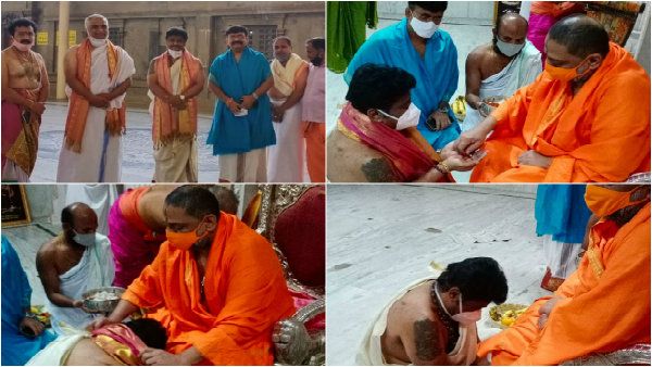 ವರ್ಷದ ಮೊದಲ ದಿನ ರಾಯರ ಮಠದಲ್ಲಿ ಕಳೆದ ನಟ ಜಗ್ಗೇಶ್