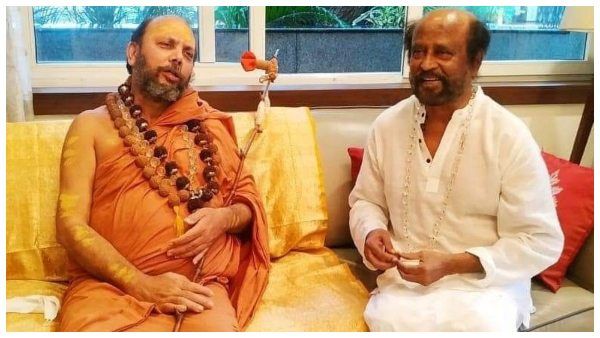 ಆಧ್ಯಾತ್ಮಿಕ ಗುರು ನಾರಾಯಣಸ್ವಾಮಿ ಭೇಟಿ ಮಾಡಿದ ರಜನೀಕಾಂತ್