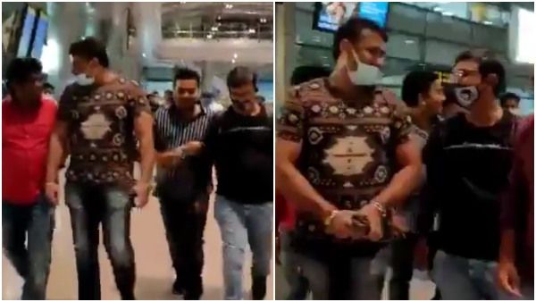 'ರಾಬರ್ಟ್' ಪ್ರಿ-ರಿಲೀಸ್ ಕಾರ್ಯಕ್ರಮ: ಹೈದರಾಬಾದ್ ತಲುಪಿದ ಚಾಲೆಂಜಿಂಗ್ ಸ್ಟಾರ್ ದರ್ಶನ್