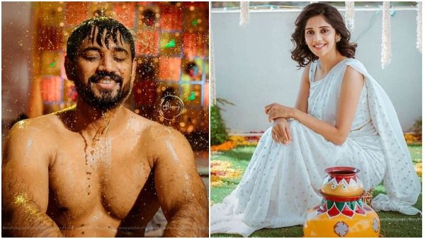 ಅರಿಶಿಣ ಶಾಸ್ತ್ರದ ಸಂಭ್ರಮದಲ್ಲಿ ಕೃಷ್ಣ ಮತ್ತು ಮಿಲನಾ ನಾಗರಾಜ್