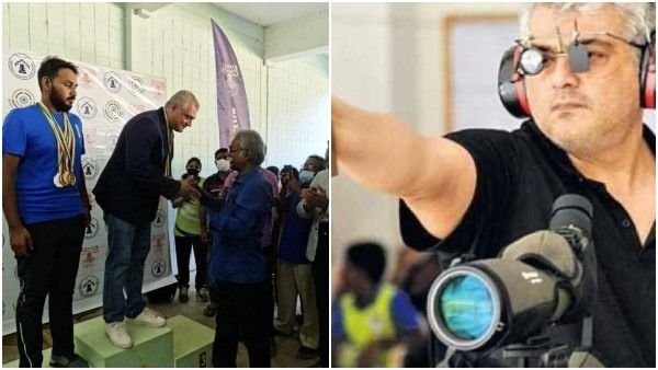 ರೈಫಲ್ ಶೂಟಿಂಗ್ ಸ್ಪರ್ಧೆಯಲ್ಲಿ ಅತೀ ಹೆಚ್ಚು ಚಿನ್ನದ ಪದಕ ಗೆದ್ದ ಸ್ಟಾರ್ ನಟ ಅಜಿತ್