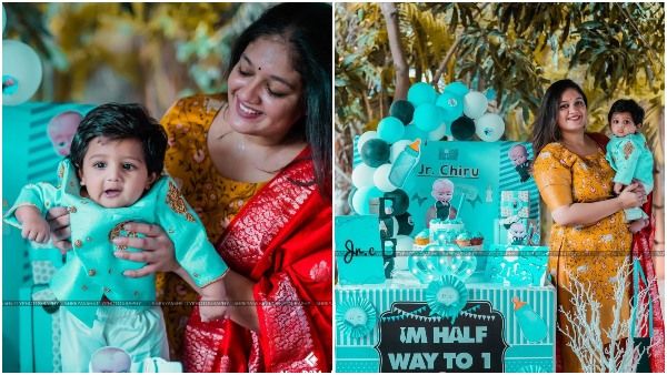 ಪುತ್ರನಿಗೆ ಆರು ತಿಂಗಳು ತುಂಬಿದ ಸಂಭ್ರಮದಲ್ಲಿ ನಟಿ ಮೇಘನಾ ರಾಜ್