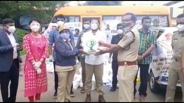 ಕೋವಿಡ್ ಸಂಕಷ್ಟದ ಸಮಯದಲ್ಲಿ ಜನಸೇವೆಗಿಳಿದ ಭುವನ್‌ ಪೊನ್ನಣ್ಣ, ಹರ್ಷಿಕಾ ಪೂಣಚ್ಚ