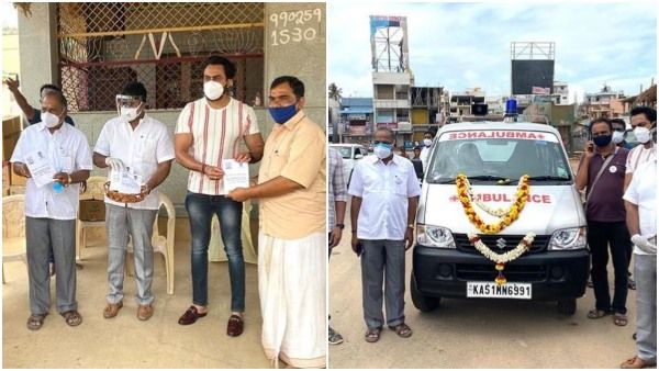 ಕೋವಿಡ್ ಸಂಕಷ್ಟ: ಜೆಕೆ 'ಐರಾವನ್' ಚಿತ್ರತಂಡದಿಂದ ಆಕ್ಸಿಜನ್ ಆಂಬುಲೆನ್ಸ್ ನೆರವು