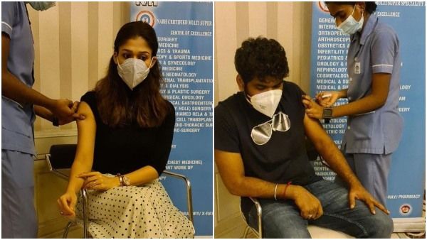 ಕೋವಿಡ್ ಲಸಿಕೆ ಪಡೆದ ನಟಿ ನಯನತಾರಾ ಮತ್ತು ಭಾವಿ ಪತಿ ವಿಘ್ನೇಶ್