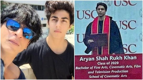 ಕ್ಯಾಲಿಫೋರ್ನಿಯಾ ವಿವಿಯಿಂದ ಪದವಿ ಪಡೆದ ಶಾರುಖ್ ಪುತ್ರ ಆರ್ಯನ್: ಫೋಟೋ ವೈರಲ್