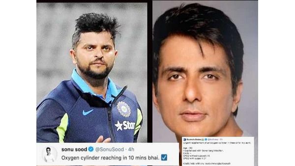 '10 ನಿಮಿಷದಲ್ಲಿ ಸಿಲಿಂಡರ್ ತಲುಪಲಿದೆ ಸಹೋದರ..' ಸುರೇಶ್ ರೈನಾಗೆ ಸೋನು ಸೂದ್ ನೆರವು