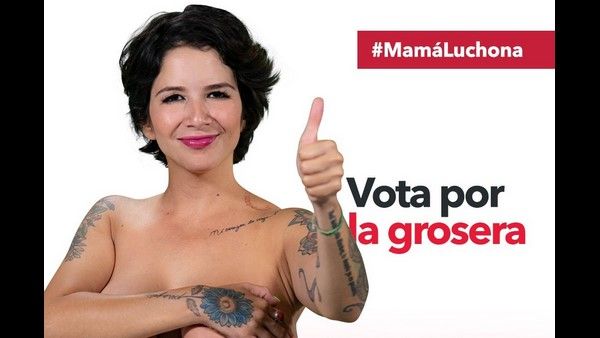 ಚುನಾವಣೆ ಪ್ರಚಾರಕ್ಕೆ ಬೆತ್ತಲೆಯಾಗಿ ಫೋಸ್ ಕೊಟ್ಟ ಮಾಡೆಲ್!