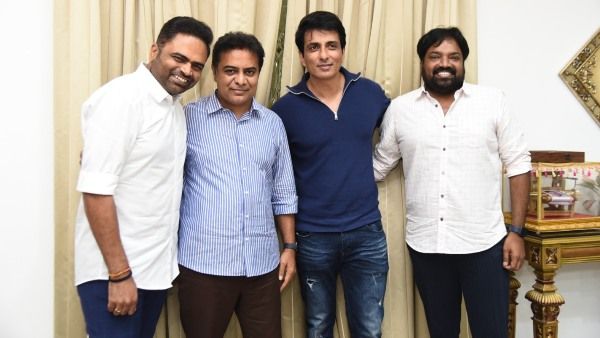 ಹೇಳಿದಂತೆ ತೆಲಂಗಾಣ ಸಚಿವ ಕೆಟಿಆರ್ ಭೇಟಿ ಮಾಡಿದ ಸೋನು ಸೂದ್