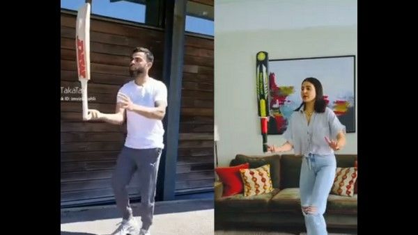 ಕೊಹ್ಲಿಗೆ ಬ್ಯಾಟ್ ಬ್ಯಾಲೆನ್ಸ್ ಚಾಲೆಂಜ್ ಹಾಕಿದ ಅನುಷ್ಕಾ ಶರ್ಮಾ