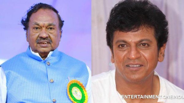 ಮಾಜಿ ಸಚಿವ ಈಶ್ವರಪ್ಪ ಭೇಟಿ ಮಾಡಿದ ಶಿವರಾಜ್ ಕುಮಾರ್