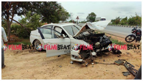 ನಟ ಜಗ್ಗೇಶ್ ಪುತ್ರನ ಕಾರು ಅಪಘಾತ: ಅಪಾಯದಿಂದ ಪಾರು