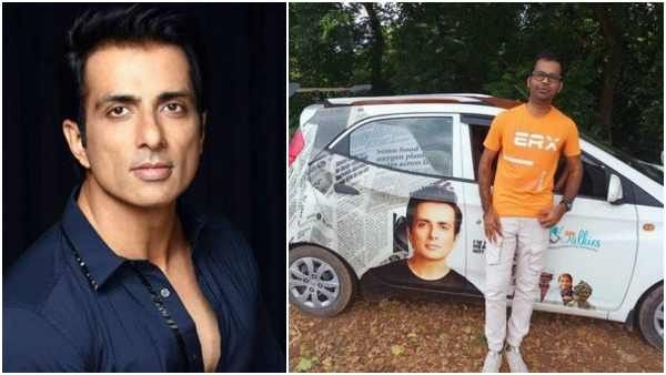 ಕಾರಿನ ಮೇಲೆ ಸೋನು ಸೂದ್ ಸೇವೆಯ ಮಾಹಿತಿ; ಬಂಟ್ವಾಳ ಅಭಿಮಾನಿ ಪ್ರೀತಿಗೆ 'ರಿಯಲ್ ಹೀರೋ' ಮೆಚ್ಚುಗೆ