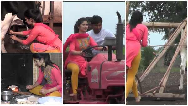 ವಿಡಿಯೋ ವೈರಲ್: ಕೃಷಿ ಮಾಡುತ್ತಿರುವ ನಟಿ ಅದಿತಿ ಪ್ರಭುದೇವ