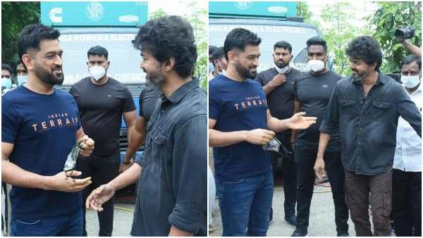 'ಬೀಸ್ಟ್' ಚಿತ್ರೀಕರಣ ಸೆಟ್‌ನಲ್ಲಿ ಧೋನಿ: ವಿಜಯ್ ಜೊತೆ ನಟಿಸುತ್ತಾರಾ ಕ್ಯಾಪ್ಟನ್ ಕೂಲ್