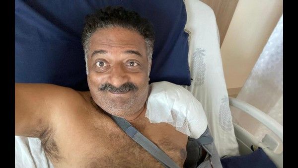 ಡೆವಿಲ್ ಈಸ್ ಬ್ಯಾಕ್: ಸರ್ಜರಿ ಬಳಿಕ ಮೊದಲ ಫೋಟೋ ಹಂಚಿಕೊಂಡ ಪ್ರಕಾಶ್ ರಾಜ್