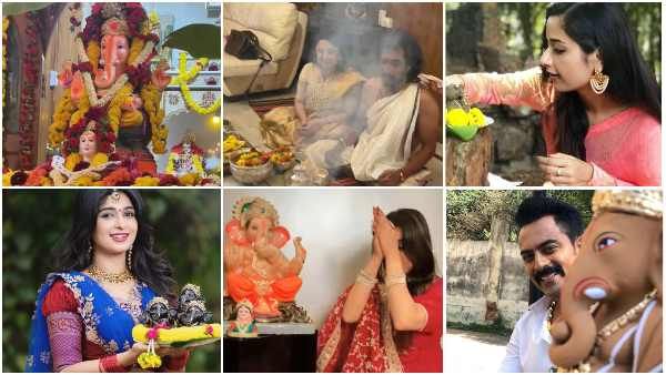 ಸ್ಯಾಂಡಲ್‌ವುಡ್‌ನಲ್ಲಿ ಗಣೇಶ ಹಬ್ಬದ ಸಂಭ್ರಮ: ಯಾರ್ಯಾರ ಮನೆಯಲ್ಲಿ ಹೇಗಿದೆ ಆಚರಣೆ