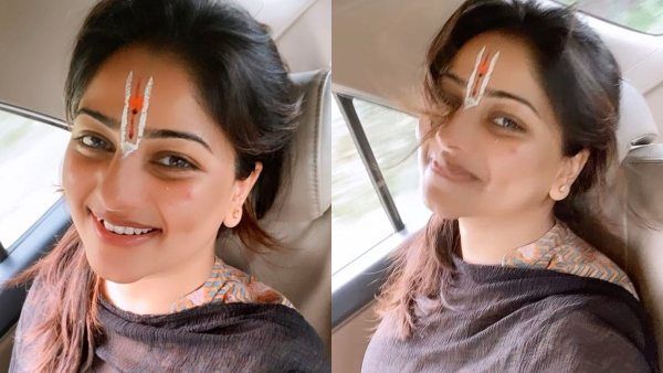 ಮನೆ ದೇವರ ದರ್ಶನ ಪಡೆದ 'ಡಿಂಪಲ್ ಕ್ವೀನ್' ರಚಿತಾ ರಾಮ್