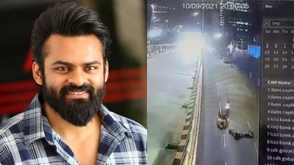 CCTV Video: ಹೆಲ್ಮೆಟ್ ಧರಿಸಿದ್ದರಿಂದಲೇ ಸಾಯಿ ಧರಮ್ ತೇಜ ಪ್ರಾಣ ರಕ್ಷಣೆ