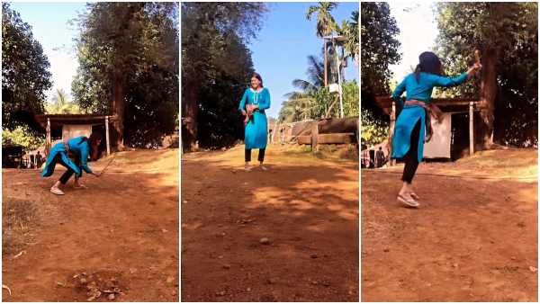 ಚಿನ್ನಿ ದಾಂಡು ಆಡಿದ 'ರಾಬರ್ಟ್' ನಾಯಕಿ ಆಶಾ: ಕನ್ನಡದ ಅಪ್ಪಟ ಮಣ್ಣಿನ ಮಗಳು ಎಂದ ಫ್ಯಾನ್ಸ್