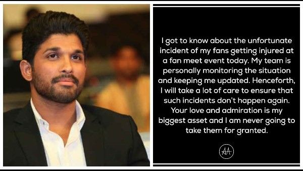 ಗಾಯಗೊಂಡ ಅಭಿಮಾನಿಗಳು: ಭಾವನಾತ್ಮಕ ಪತ್ರ ಬರೆದ ಅಲ್ಲು ಅರ್ಜುನ್!