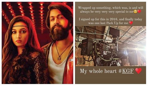 KGF2 ಶೂಟಿಂಗ್‌ ಮುಗಿಸಿದ ಶ್ರೀನಿಧಿ ಶೆಟ್ಟಿ: ಚಿತ್ರೀಕರಣ ಇನ್ನೂ ಬಾಕಿ ಇದೆ!