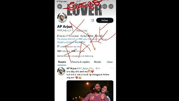 ಫೇಕ್ ಅಕೌಂಟ್ ನೋಡಿ ಬೆಚ್ಚಿ ಬಿದ್ದ ಎ.ಪಿ.ಅರ್ಜುನ್: ಚಿತ್ರರಂಗದಲ್ಲೇ ಇದ್ದಾರೆ ದುರುಳರು!