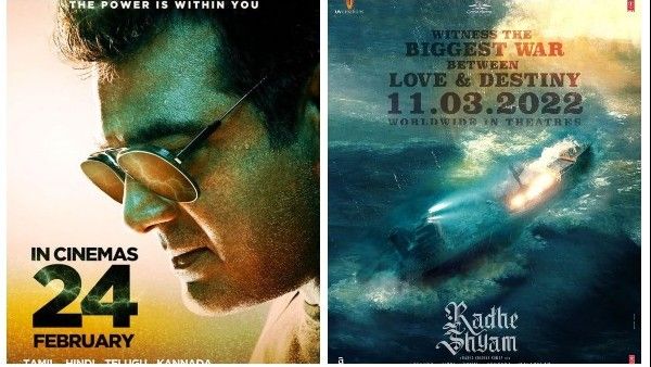 ರಾಧೆ ಶ್ಯಾಮ್, ವಲಿಮೈ ಚಿತ್ರದ ರಿಲೀಸ್ ದಿನಾಂಕ ಫಿಕ್ಸ್!