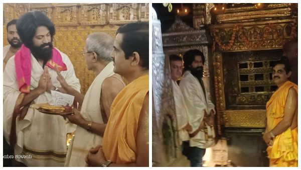 ಉಡುಪಿ ಶ್ರೀಕೃಷ್ಣ ಮಠಕ್ಕೆ ಯಶ್ ಭೇಟಿ: ಕನಕನ ನವಗ್ರಹ ಕಿಂಡಿ ಮೂಲಕ ಶ್ರೀಕೃಷ್ಣನ ದರ್ಶನ