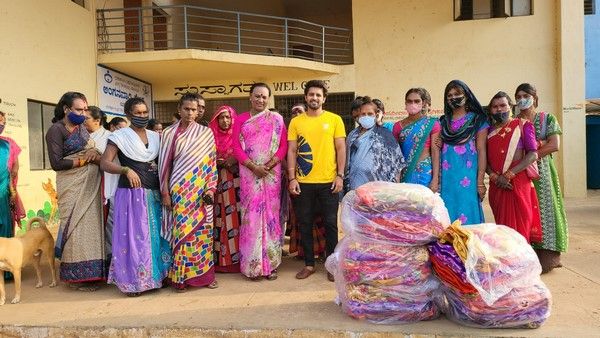 ತೃತೀಯ ಲಿಂಗಿಗಳಿಗೆ ಕಿರಣ್ ರಾಜ್ ಸಹಾಯ: ಮಂಗಳಮುಖಿಯರ ಆಶೀರ್ವಾದ