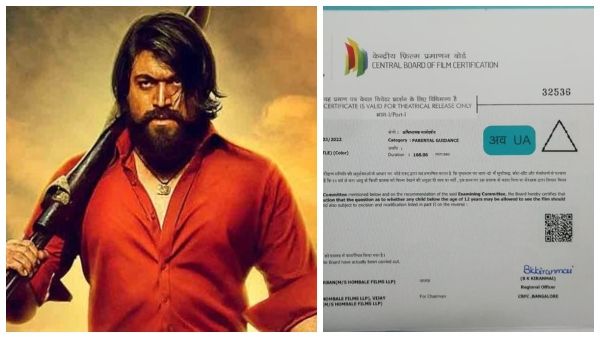KG Chapter 2 Censor : ಸೆನ್ಸಾರ್ ಪಾಸ್ ಆಯ್ತು 'ಕೆಜಿಎಫ್ 2', 6000 ಸ್ಕ್ರೀನ್‌ಗಳಲ್ಲಿ ಅಬ್ಬರ! ಸಿನಿಮಾದ ಅವಧಿ ಎಷ್ಟು?