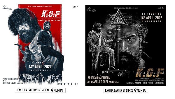 ಅಭಿಮಾನಿಗಳ ಅಭಿಮಾನವನ್ನು ದೇಶದೆಲ್ಲೆಡೆ ಪಸರಿಸಿದ 'ಕೆಜಿಎಫ್ 2' ತಂಡ