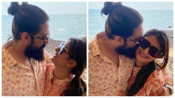 ಪ್ರೀತಿಯ ಪತ್ನಿ ರಾಧಿಕಾಗೆ ಮುತ್ತಿಟ್ಟ ಯಶ್: ಫೊಟೊ ವೈರಲ್