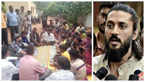 ಪೌರ ಕಾರ್ಮಿಕರ ಬಡಾವಣೆಗೆ ನಟ ಚೇತನ್ ಅಹಿಂಸಾ ಭೇಟಿ, ಹೋರಾಟಕ್ಕೆ ಬೆಂಬಲ