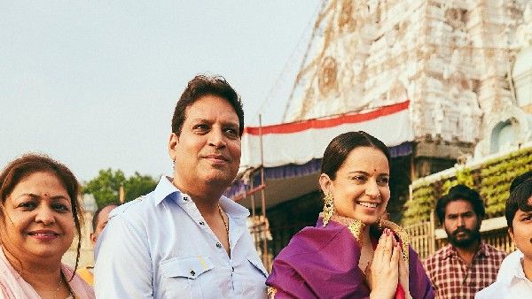 'ಧಾಕಡ್‌' ರಿಲೀಸ್‌ಗೂ ಮುನ್ನವೇ ತಿಮ್ಮಪ್ಪನ ದರ್ಶನ ಪಡೆದ ಕಂಗನಾ ರನೌತ್